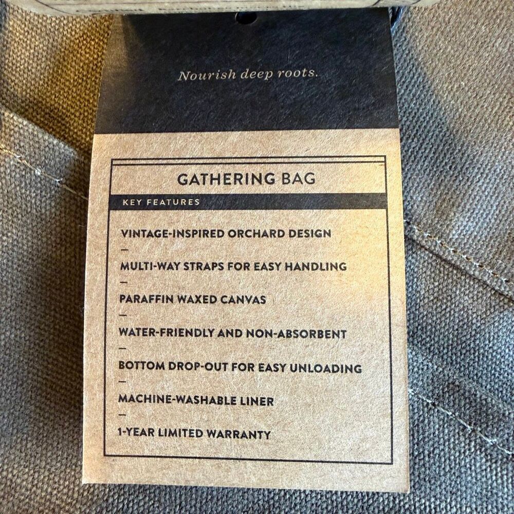 Barebones Gathering Bag in Dark Khaki - Picture 9 of 14